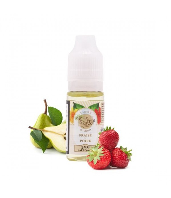 E-liquide Fraise Poire 10 mL - Le Petit Verger