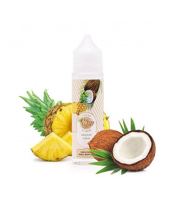 E-liquide Ananas Coco 50 mL - Le Petit Verger