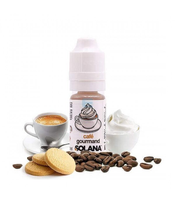 E-liquide Café Gourmand 10 mL - Solana