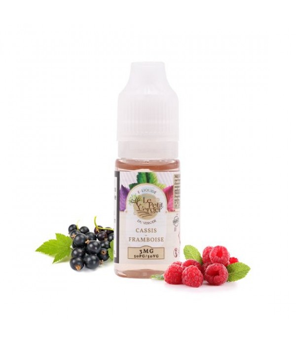 E-liquide Cassis Framboise 10 mL - Le Petit Verger