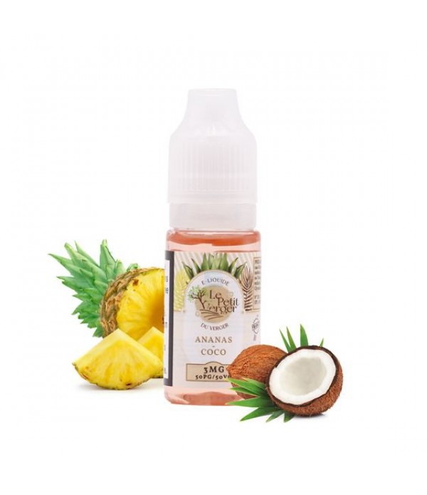 E-liquide Ananas Coco 10 mL - Le Petit Verger