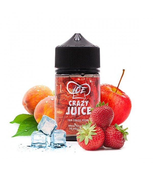 E-liquide Fuji Fraise Pêche Ice 50 mL - Mukk Mukk