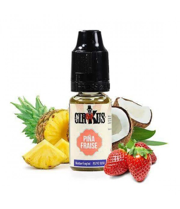 E-liquide Piña Fraise 10 mL - CirKus