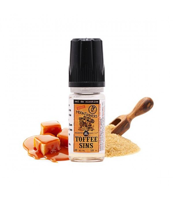 E-liquide Toffee Sins Sels de nicotine 10 mL - Moonshiners (Le French Liquide)