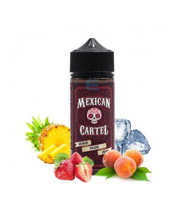 E-liquide Ananas Fraise Pêche 100 mL - Mexican Ca...