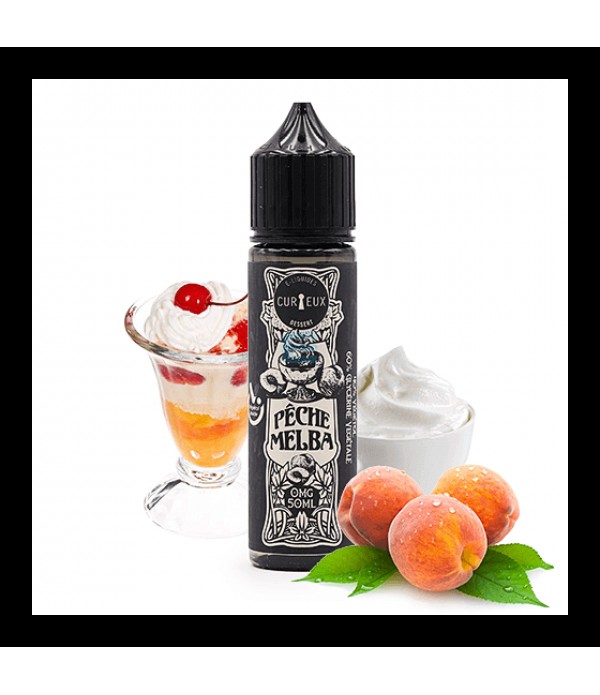 E-liquide Pêche Melba 50 mL - Dessert (Curieux)