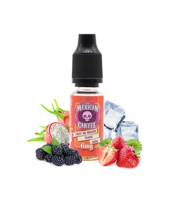 E-liquide Fruit du Dragon Fraise Mûre 10 mL - Mexican Cartel