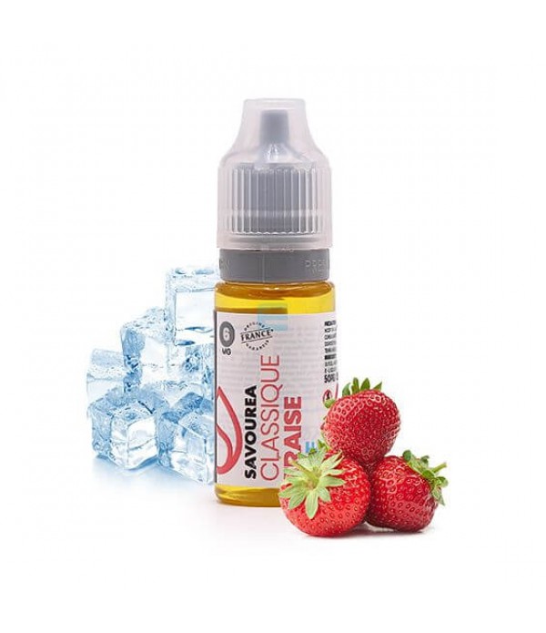 E-liquide Fraise Ice 10 mL - Savourea