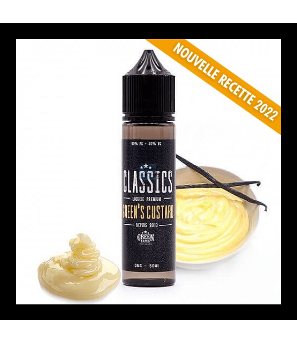 E-liquide Green's Custard 50 mL - Green Vapes