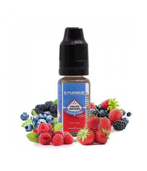 E-liquide Fruits Rouges 10 mL - E-Fumeur