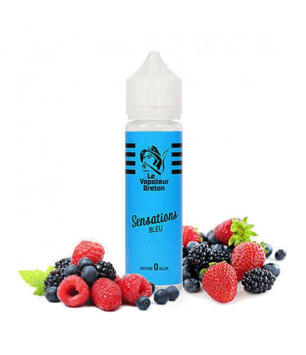 E-liquide Bleu Sensations 50 mL - Le Vapoteur Breton