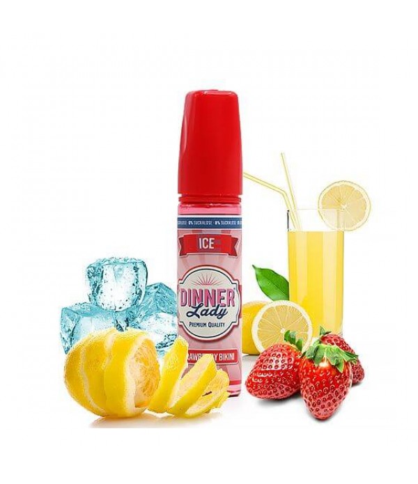 E-liquide Strawberry Bikini 50 mL - Dinner Lady Ice