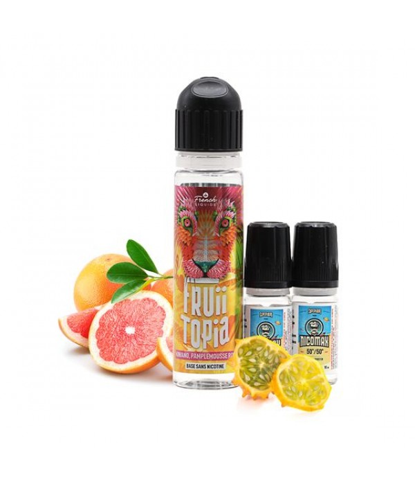 E-liquide Kiwano Pamplemousse Rose 60 mL - Fruiitopia (Le French Liquide)