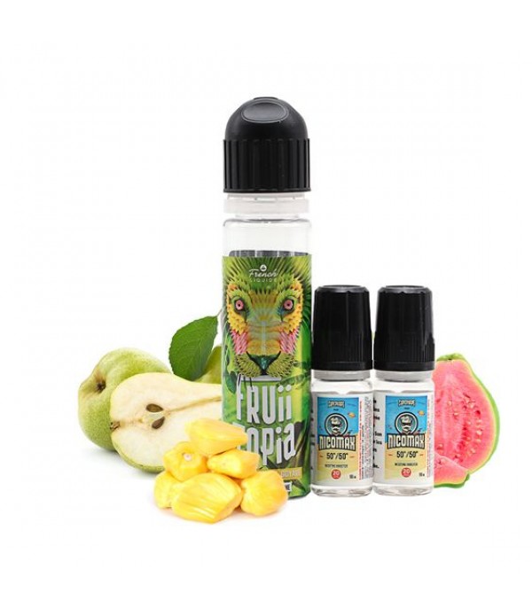 E-liquide Jack Fruit Poire Goyave 60 mL - Fruiitopia (Le French Liquide)