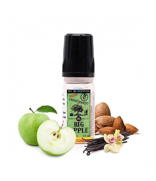 E-liquide Big Apple Sels de nicotine 10 mL - Moonshiners (Le French Liquide)