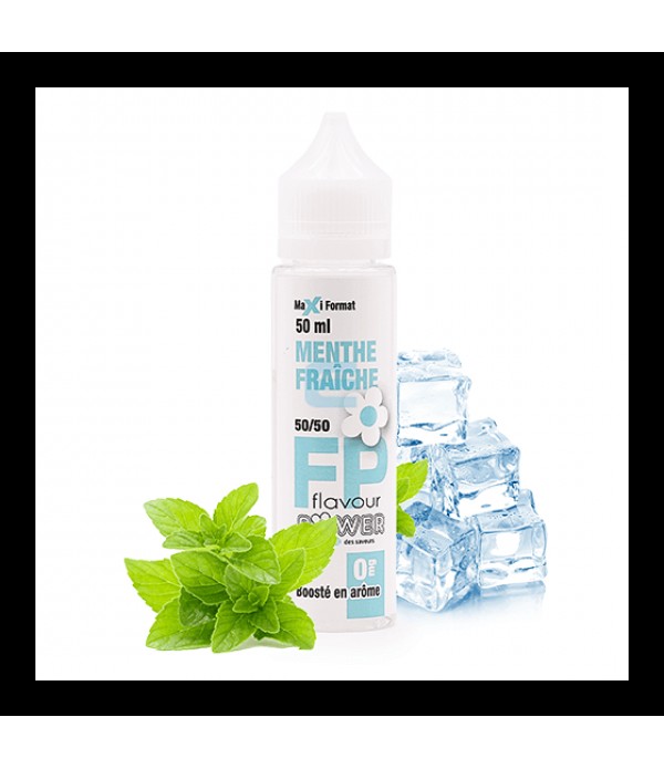 E-liquide Menthe Fraîche 50 mL - Flavour Power 50/50