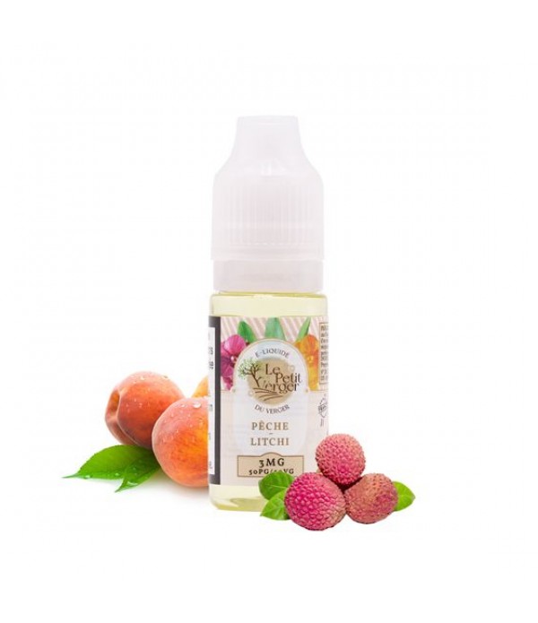 E-liquide Pêche Litchi 10 mL - Le Petit Verger